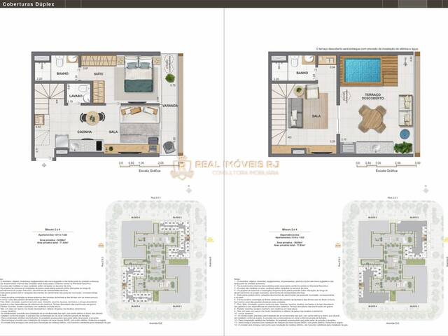 #REAL634 - Cobertura Duplex para Venda em Rio de Janeiro - RJ