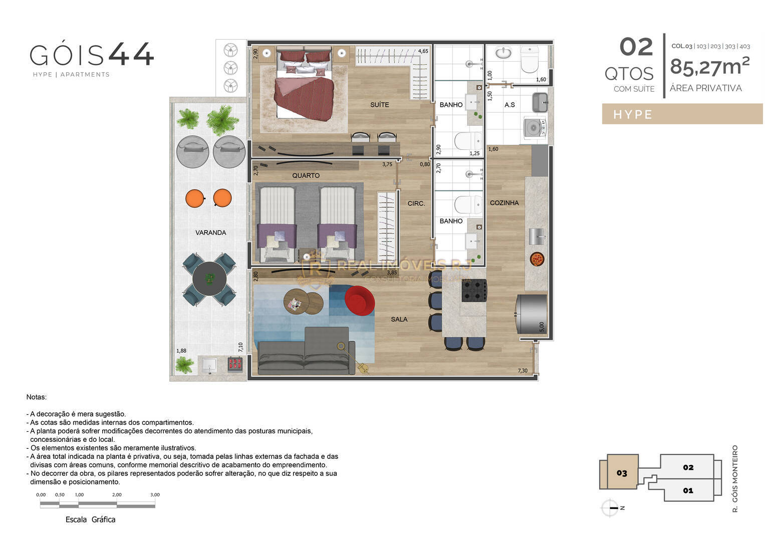 Apartamento à venda com 2 quartos, 85m² - Foto 12